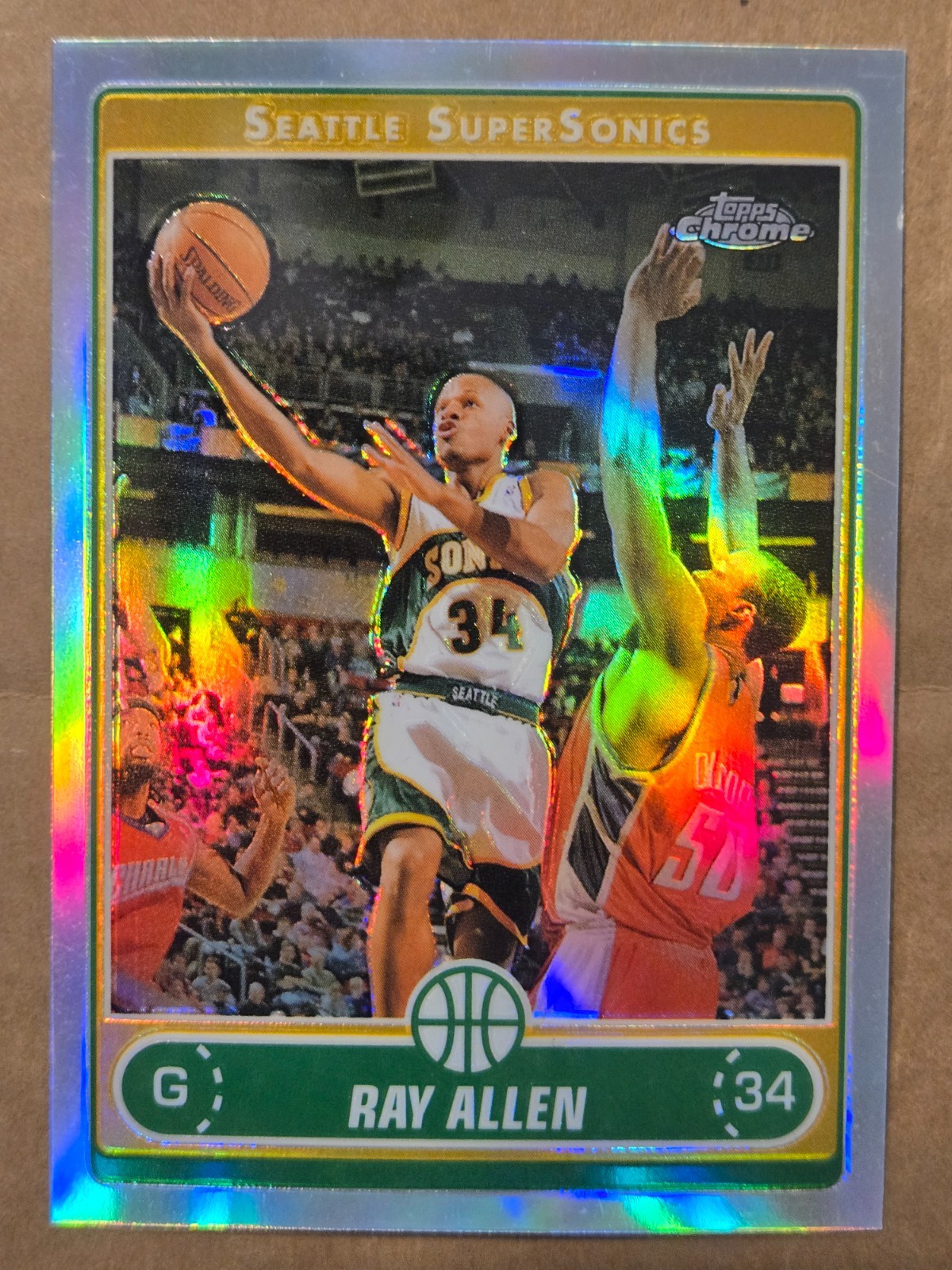 2006-07 Topps Chrome - Ray Allen #26 Refractor Seattle SuperSonics