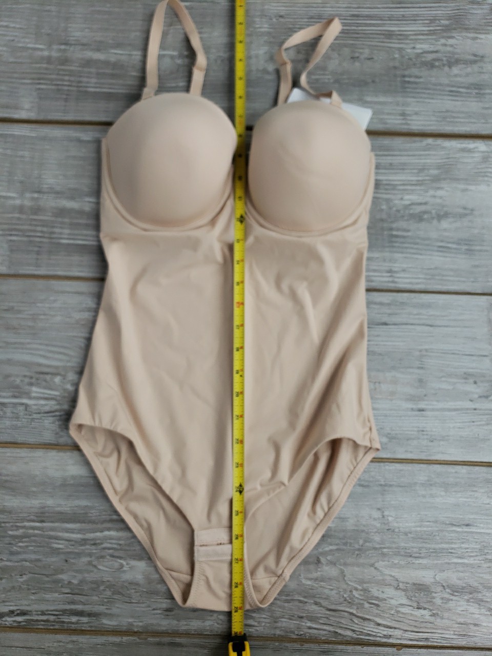 Wacoal Reshape Women's Bodybriefer Shapewear 38C Nude Removeable Straps NWT - second product detail image