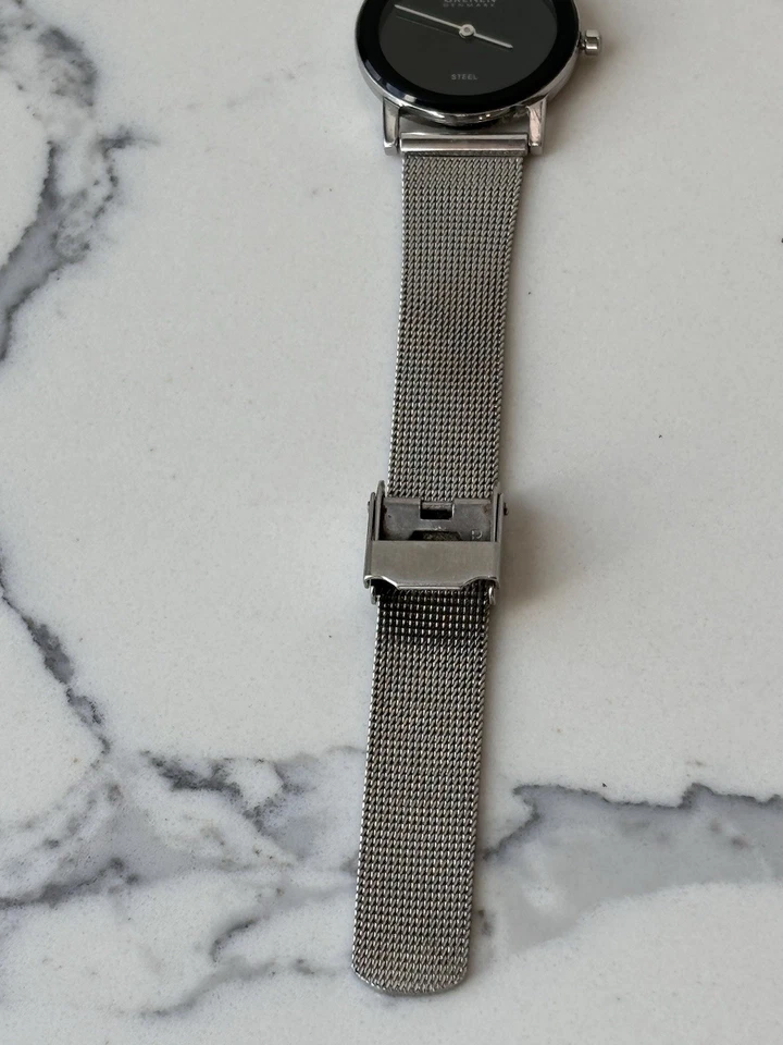 Reloj Grenen Dinamarca Acero Damas, Malla Milanesa, Raro De Colección Regalos Para Ella Foto 2 de 4