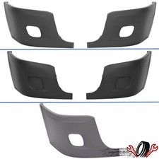 Driver / Passenger Bumper End Cover BLK / Gray For Freightliner Cascadia 2008-17