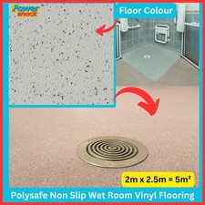 Polysafe Hydro Evolve "Colorado" Wet Room Vinyl Flooring *2m x 2.5m = 5m²*