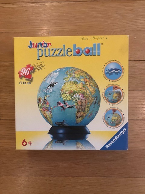 Ravensburger Junior Children’s Globe Puzzleball 96 Pieces 3D Puzzle