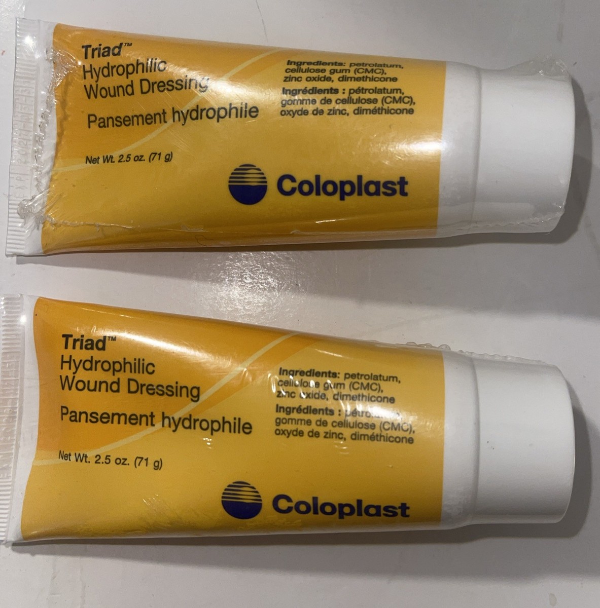 Coloplast Triad Dressing Hydrophilic Wound Paste Ointment First Aid 2.5 oz  - 2PK | eBay