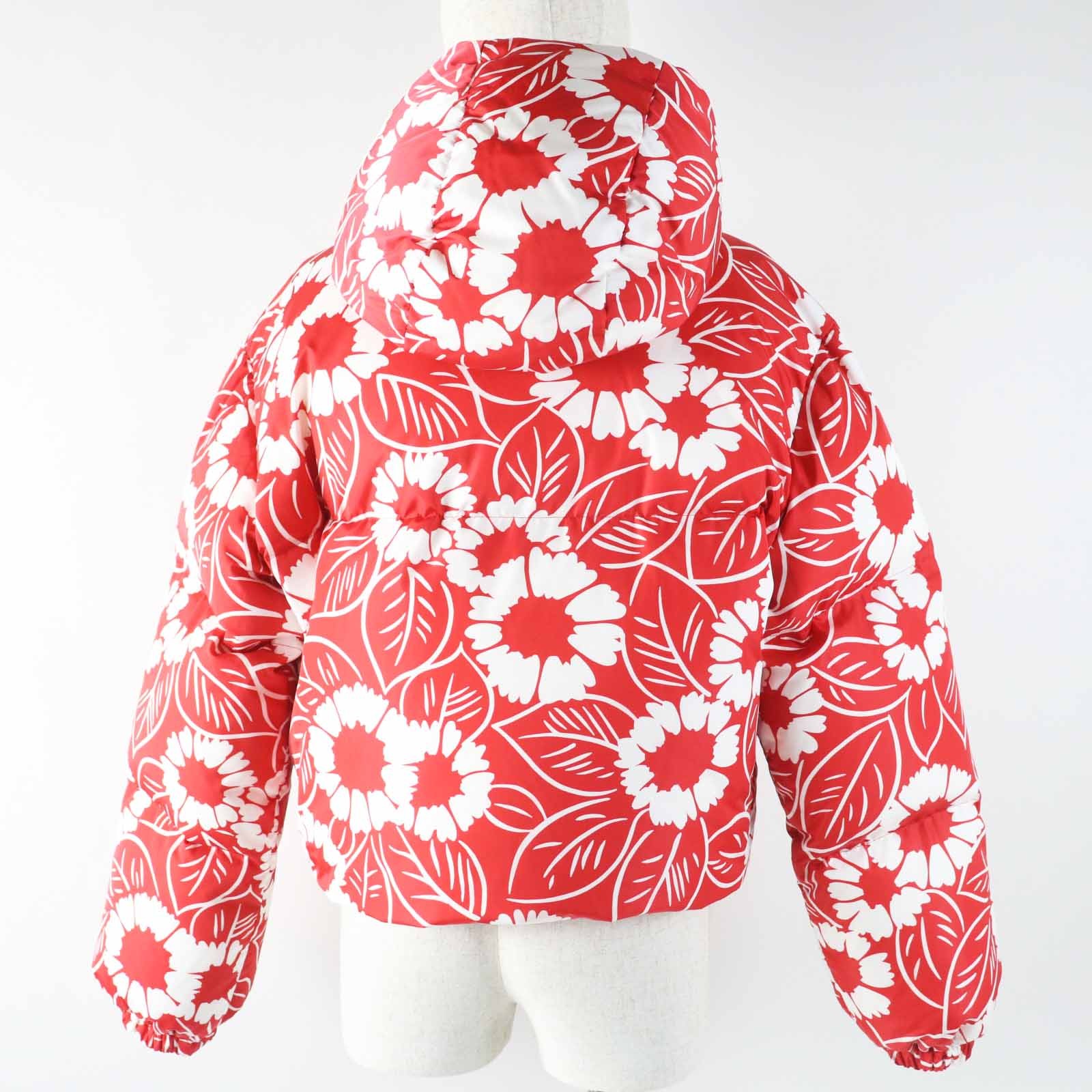 Pristine PRADA Down jacket Floral Pattern Triangl… - image 4