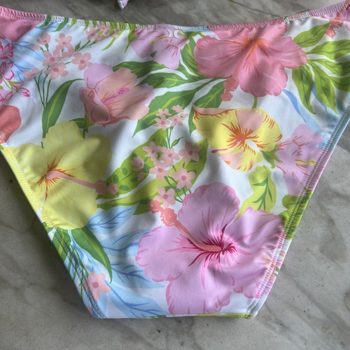 Hurley Bikini Set Women XL Floral Print Moderate Coverage Underwire 2 Piece NEW - Picture 7 of 12