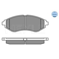 Meyle BremsbeläGe Vorne FüR Chevrolet Aveo/Kalos SchräGheck Daewoo