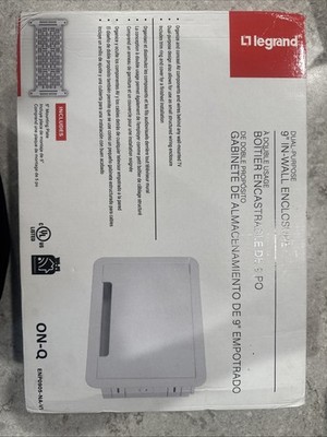 Legrand On-Q ENP0905-NA-V1 9'' Dual-Purpose In-Wall Enclosure NEW