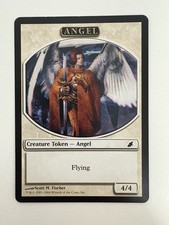Angel Token Player Rewards Promo MTG Magic Gathering Card LP Light Play Scourge