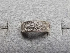 GRANDMA GRABE'S BEAUTIFUL VINTAGE 925 STERLING SILVER OPEN BACK 1.89G RING SIZ 5