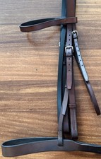 Flat Hunt Full Size Bridle Brown Made In England Excellent Condition