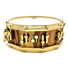 Sonor SQ2 Heavy Beech Snare Drum 14x5.5 African Marble Gloss w/Gold Hw