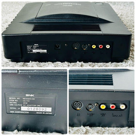 SNK NEO GEO CD Console CD-T01 Black Boxed and more Japanese, Tested  Rank B