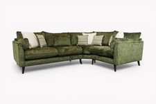 Mariana RHF Corner Sofa, Dark Emerald