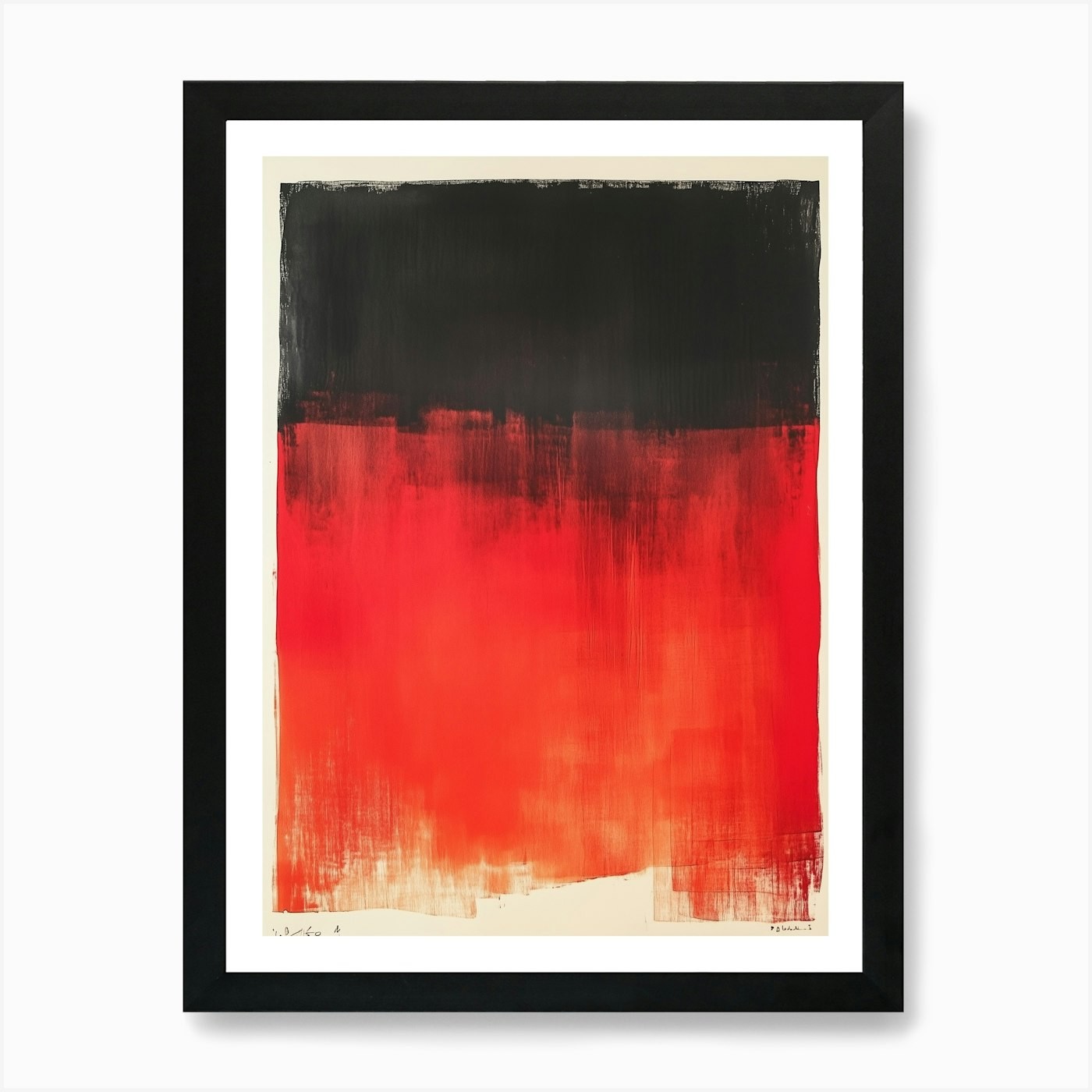 Rothko Style Print Art Print Framed Wall Art Poster Canvas Print Picture