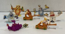 Vintage Lot Of 7 Kinder Surprise Moveable Rocking Mini Toys