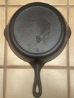 Antique LODGE #5 Cast Iron Skillet-“NO NOTCH”-w/Heat Ring-(Cracked)-c.1925