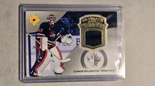 2022 Upper Deck Ultimate Collection Tendys Jersey Connor Hellebuyck #UT-CH 0nr3