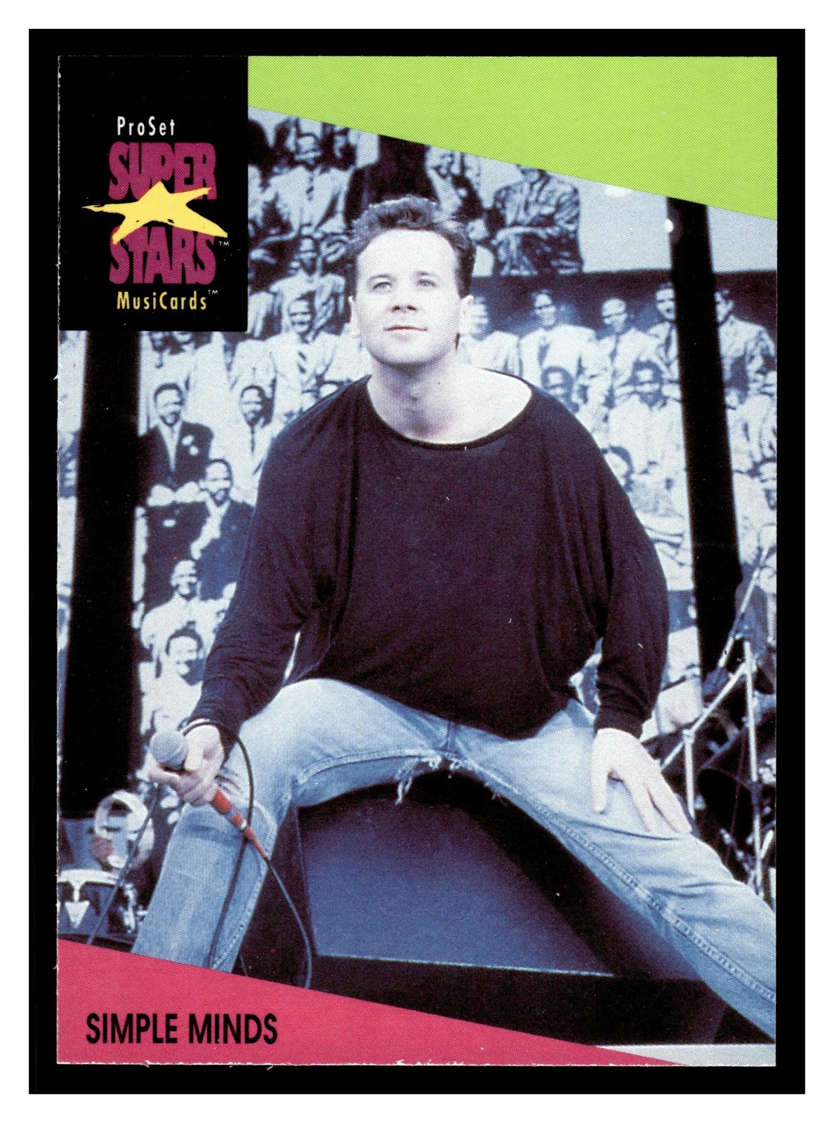 1991 Pro Set SuperStars MusiCards #94 Simple Minds