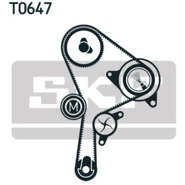 SKF Wasserpumpe + Zahnriemensatz FüR Renault Grand ScéNic III JZ0/1_ KZ0/1-image