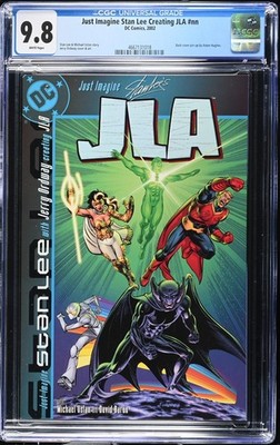 Just Imagine Stan Lee Creating  Justice League JLA #nn CGC 9.8 NM/MT Adam Hughes