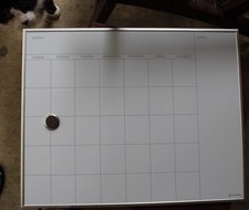 U Brands 16x20 Magnetic Dry Erase Board, Aluminum Frame Whiteboard