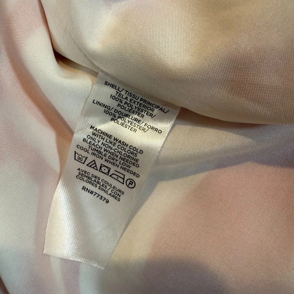 Falda informal envolvente con cremallera geométrica 100 % poliéster Ann Taylor para mujer talla 4 Foto 4 de 4