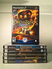 The Lord of the Rings & The Hobbit PS2 - 6 Game Lot CIB NTSC-U/C (TESTED)