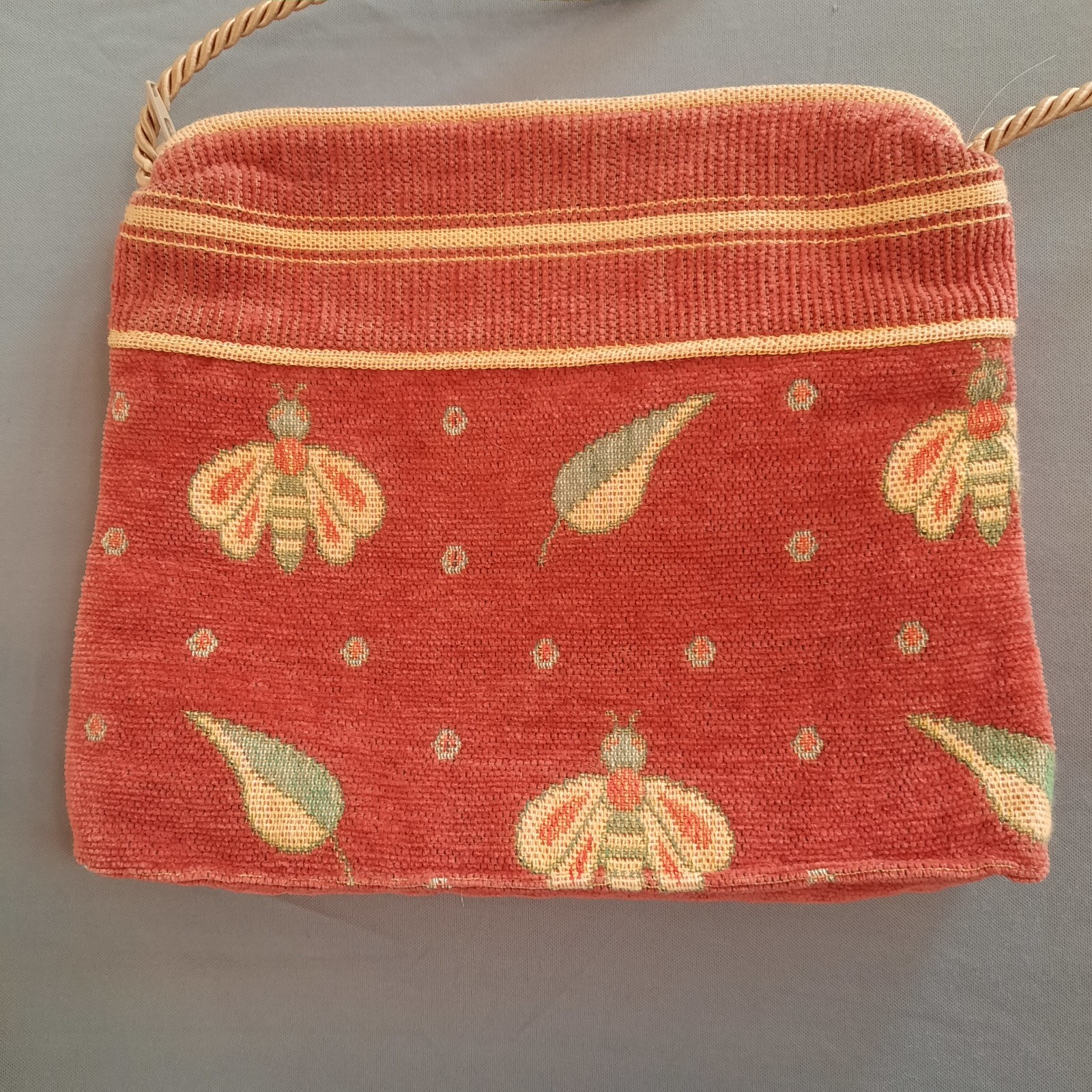 Tapestry Rectangular Terracotta-Colored Small Sho… - image 2