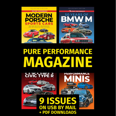 Pure Performance Car Magazine 9 Issues Full Archive on USB Flash Drive + bonus