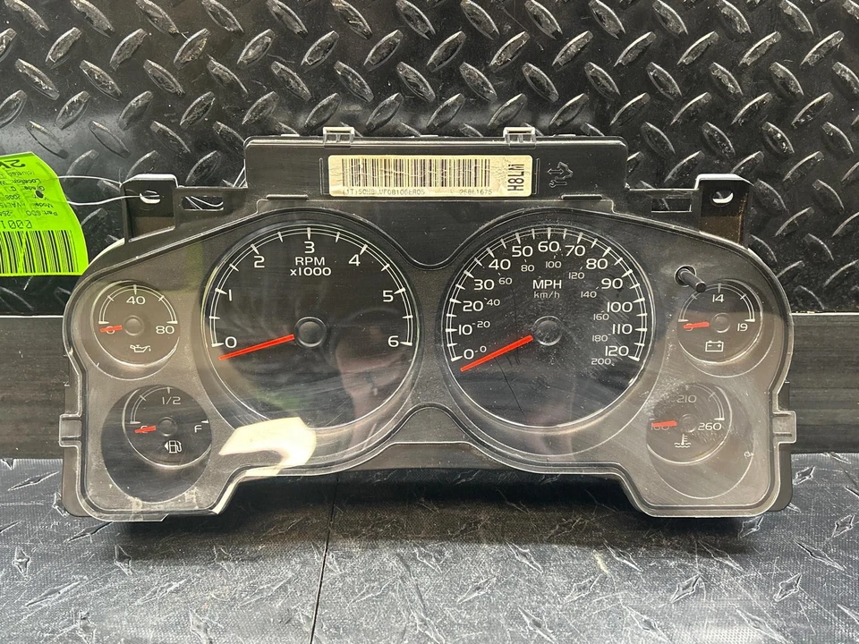 07-09 Velocímetro AVALANCHE1500 25861675 EE. UU. sin paquete todoterreno LENTE ASTILLADA Foto 2 de 4