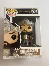 Funko Pop Vinyl Lord Of The Rings #534 King Aragon With Free Protector