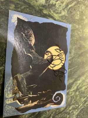 The Nightmare Before Christmas Autograph Card Glenn Shadix