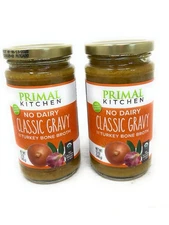Primal Kitchen Classic Gravy No Dairy Turkey Bone Broth 12oz 2 Pack
