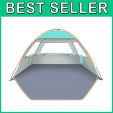 Large Beach Tent Sun Shelter with UPF 50 Protection