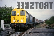 35mm Slide BR British Railways Diesel Loco Class 20 20127 Denby 1989 Orig 