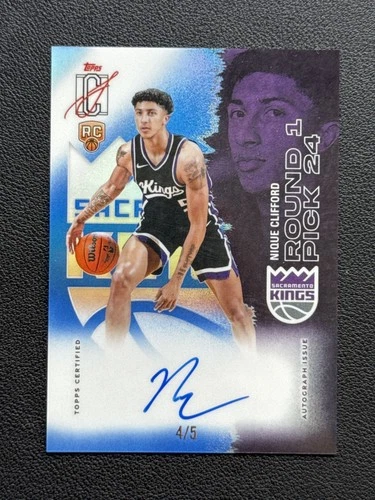 2025 Topps Signature Nique Clifford Blue (RAW)