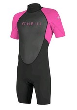 O'Neill Reactor 2mm Spring Wetsuit - Youth Girls - 4 Black/Berry