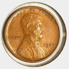 1909 VDB Lincoln Head Penny Cent. ChXF/AU - as pictured.