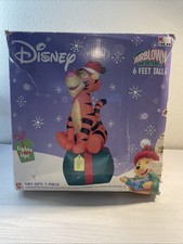 Vtg Rare Gemmy Disney Airblown Inflatable Tig...