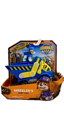 Paw Patrol Rubble & Crew Dump Truck Playset Wheeler Action Figure Toy Dog Misp