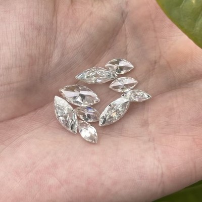 GRA Full Size Marquise Cut 0.1-10ct Loose Moissanite D Color VVS Wholesale Price