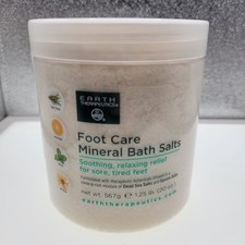 Earth Therapeutics Mineral Bath Salts Foot Care Rich Botanicals 1.25 Lbs 20oz