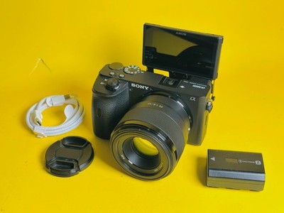 Sony Alpha a6600 Mirrorless Camera + FE 50mm f/1.8 Lens SEL50F18F Bundle