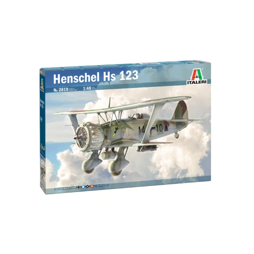 HENSCHEL HS 123 KIT 1:48 Italeri Kit Aerei Modellino Nuovo - Immagine 3 di 3