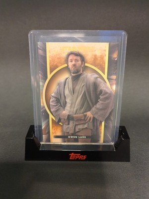 2022 TOPPS STAR WARS MASTERWORK 64 OWEN LARS ORANGE 6/10
