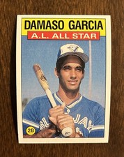 1986 Topps - All-Star - DAMASO GARCIA #713 - Toronto Blue Jays - NMMT