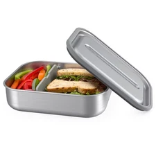 Bentgo Stainless Leakproof Bento-Style Lunch Box with Removable Divider-4.2 Cup