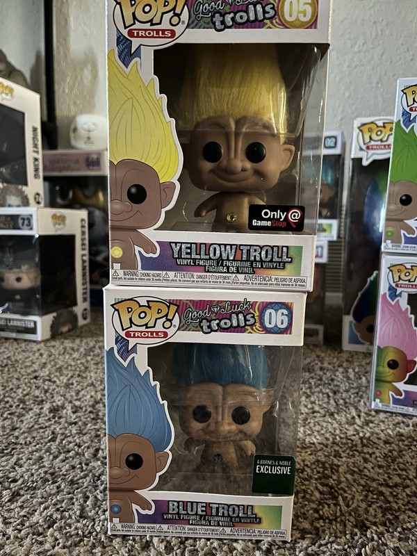 Near Complete Good Luck Trolls Funko Pop Set 1-10 + Exclusives & Chase Trolls!