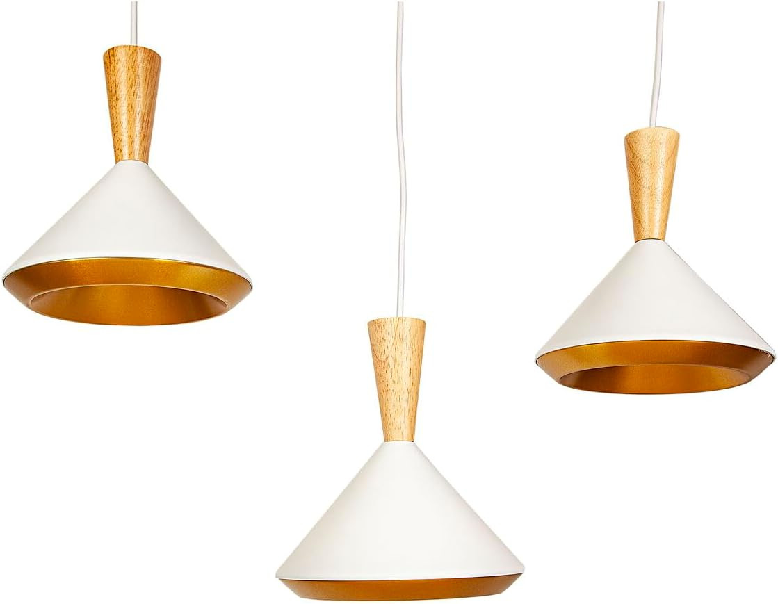 Lampadario Moderno per Cucina e Soggiorno - Alluminio Bianco 60cm