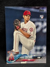 SHOHEI OHTANI ANGELS DODGERS 2018 TOPPS UPDATE WHITE JERSEY PITCHING ROOKIE #700